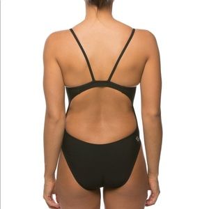 black Jolyn onesie swim suit
